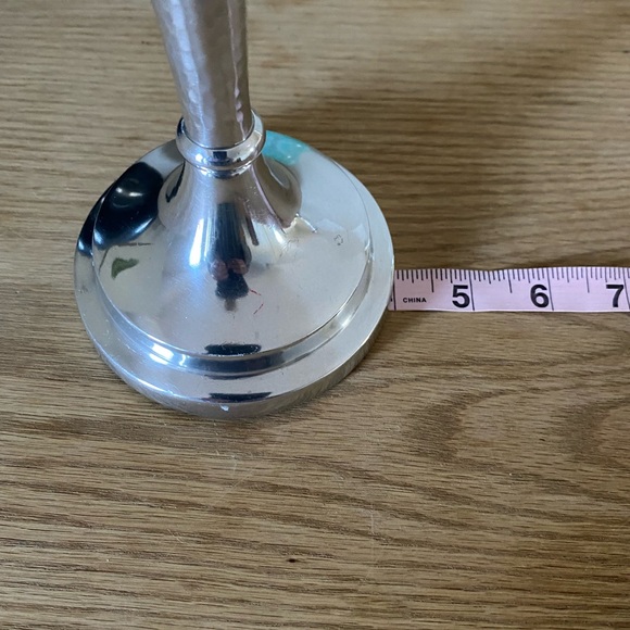 Vintage Godinger Hammered Silver Plate Candle Sticks - Picture 4 of 9